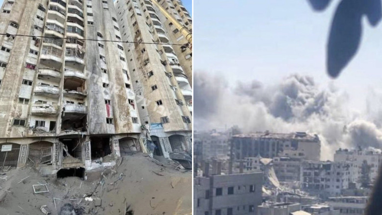 Tsahal a distrus complet o clădire înaltă din orașul Gaza