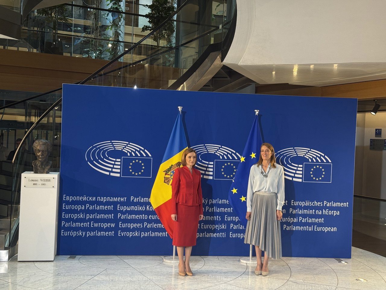 Maia Sandu, numită membră de onoare a Ordinului European de Merit