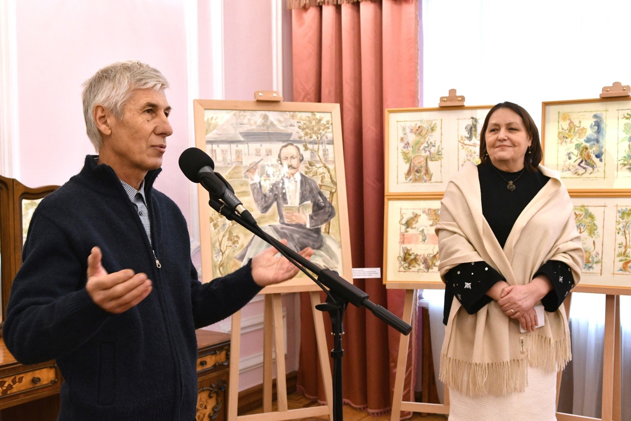 O expoziție de ilustrații de carte inspirate din creația lui Alecu Donici este deschisă la Muzeul Național al Literaturii Române 