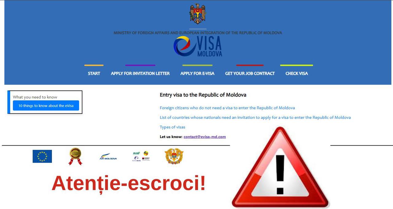 O nouă schemă de escrocherie. IGM raportează existența a două site-uri frauduloase