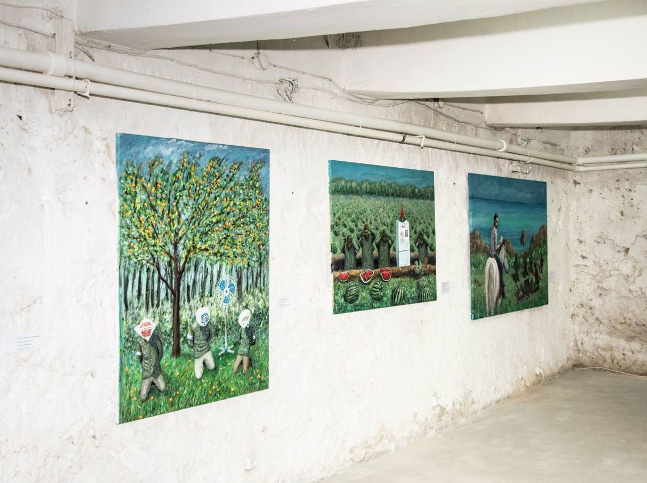 Războiul, transpus în umor. O expoziție a pictorului Serhii Bojko din Odesa a fost vernisată la Galeria „Bunker”  