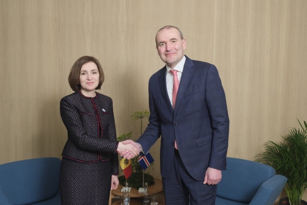 President Maia Sandu met in Reykjavik with her counterpart Guðni Th. Jóhannesson