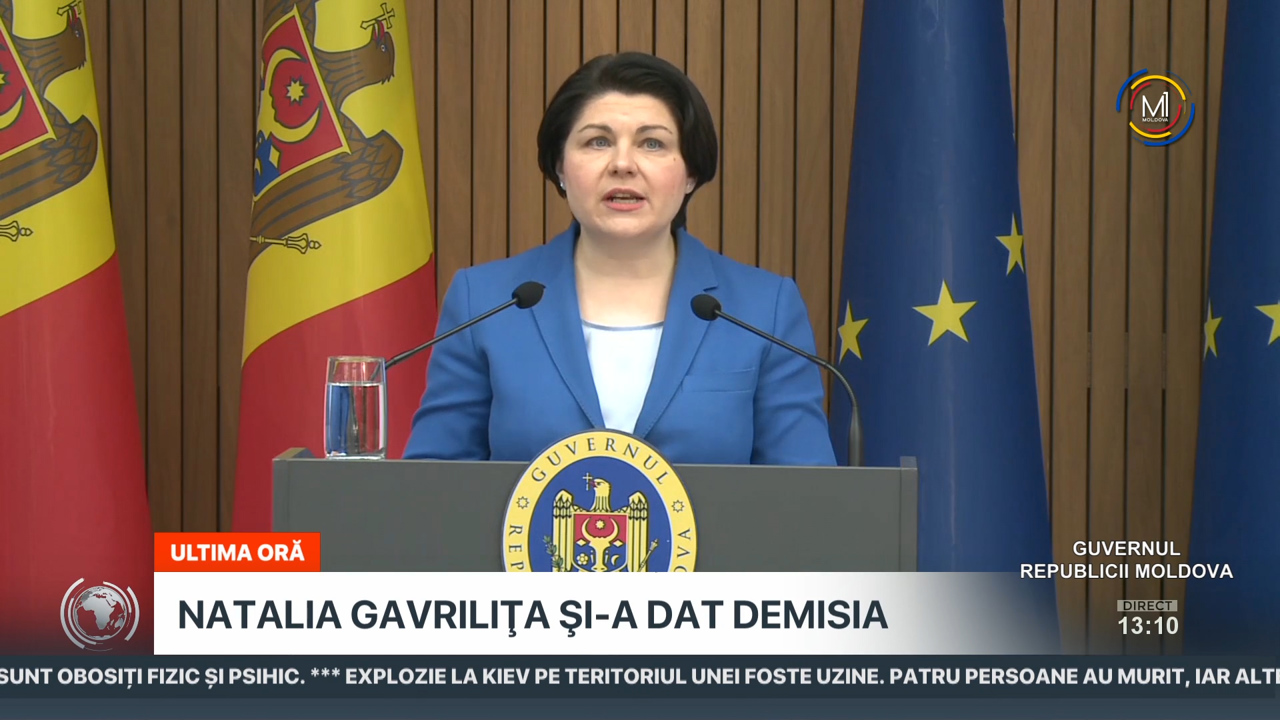 ULTIMA ORĂ: Premierul Republicii Moldova, Natalia Gavrilița, și-a anunțat demisia / 10 02 2023