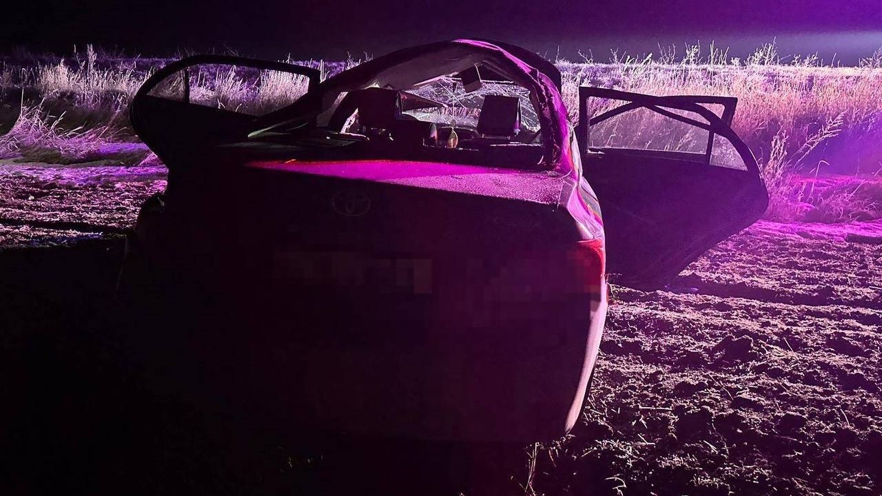 В Дрокиевском районе перевернулся автомобиль