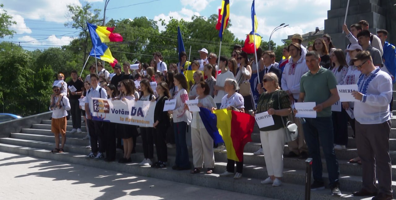 Ziua românilor de pretutindeni, marcată la Chișinău printr-un „marș identitar”