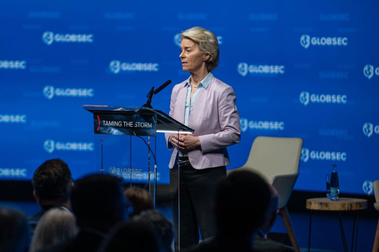 Von der Leyen urges EU to enhance arms production and security