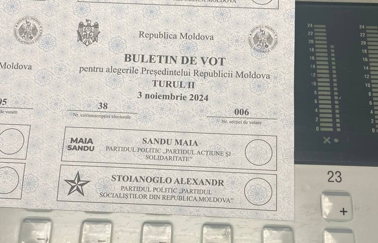 Ballot papers for the second round of presidential elections are printed