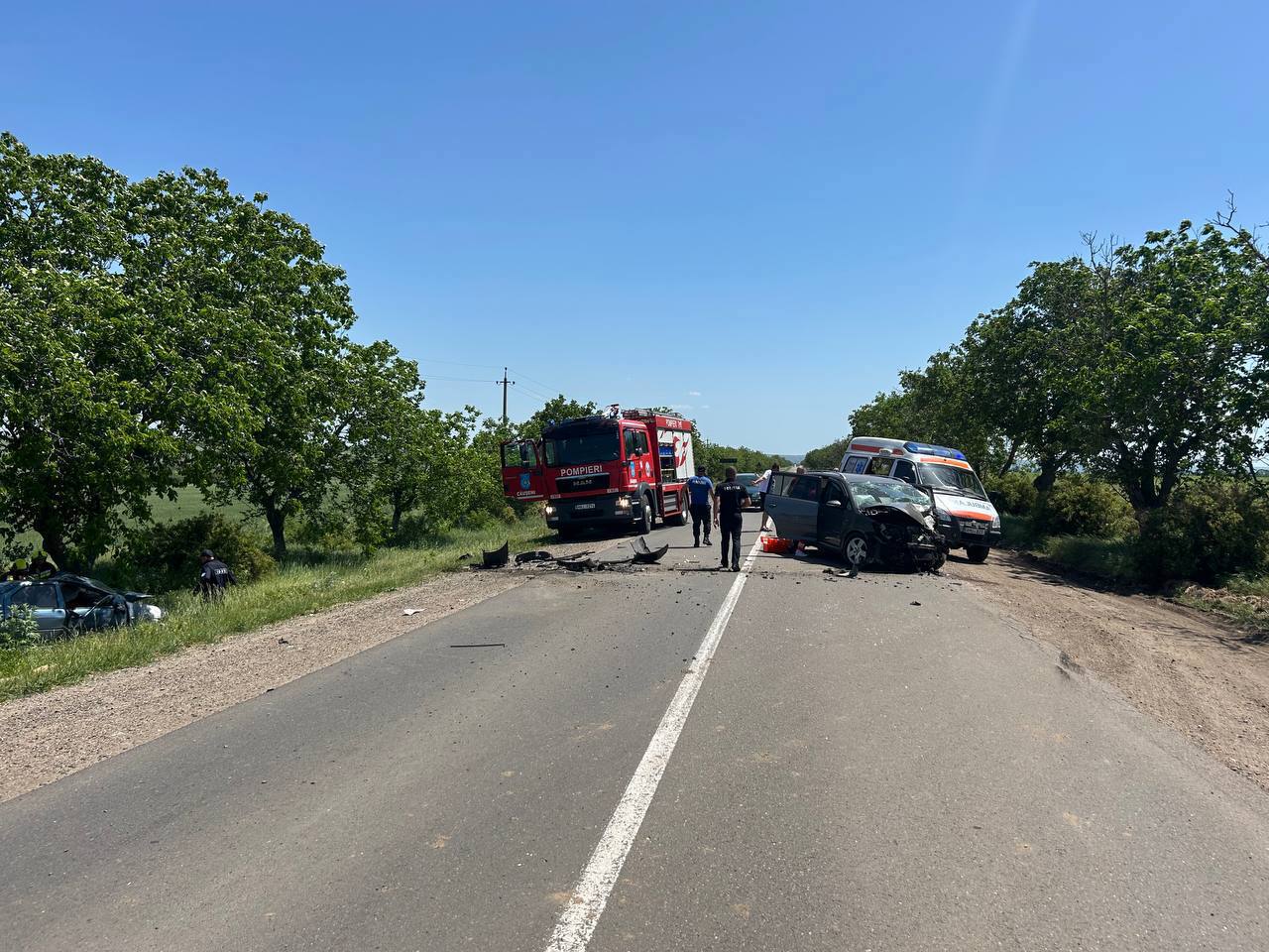 Accident în raionul Căușeni: Doi morți și un copil de patru ani, rămas fără mamă, internat în stare gravă la spital 