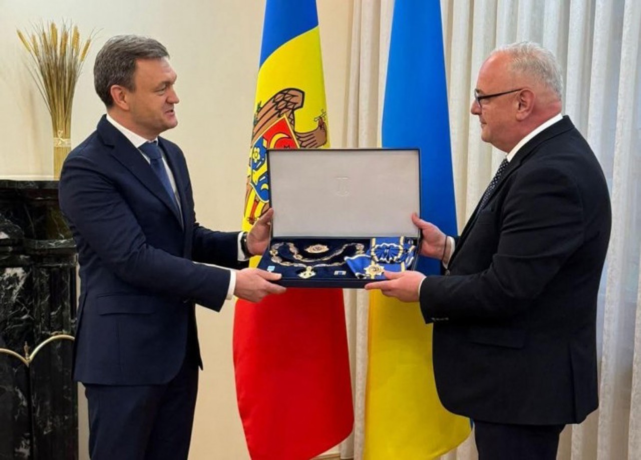 Dorin Recean, decorat de Ucraina pentru susținerea suveranității și integrității teritoriale a statului vecin