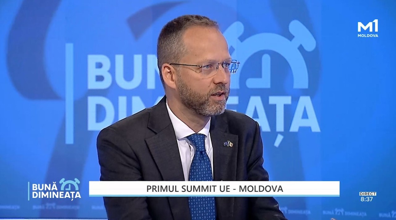 Ambasadorul Jānis Mažeiks, la Moldova 1: „Pentru noi, sunteți viitoarea țară membră a Uniunii Europene”