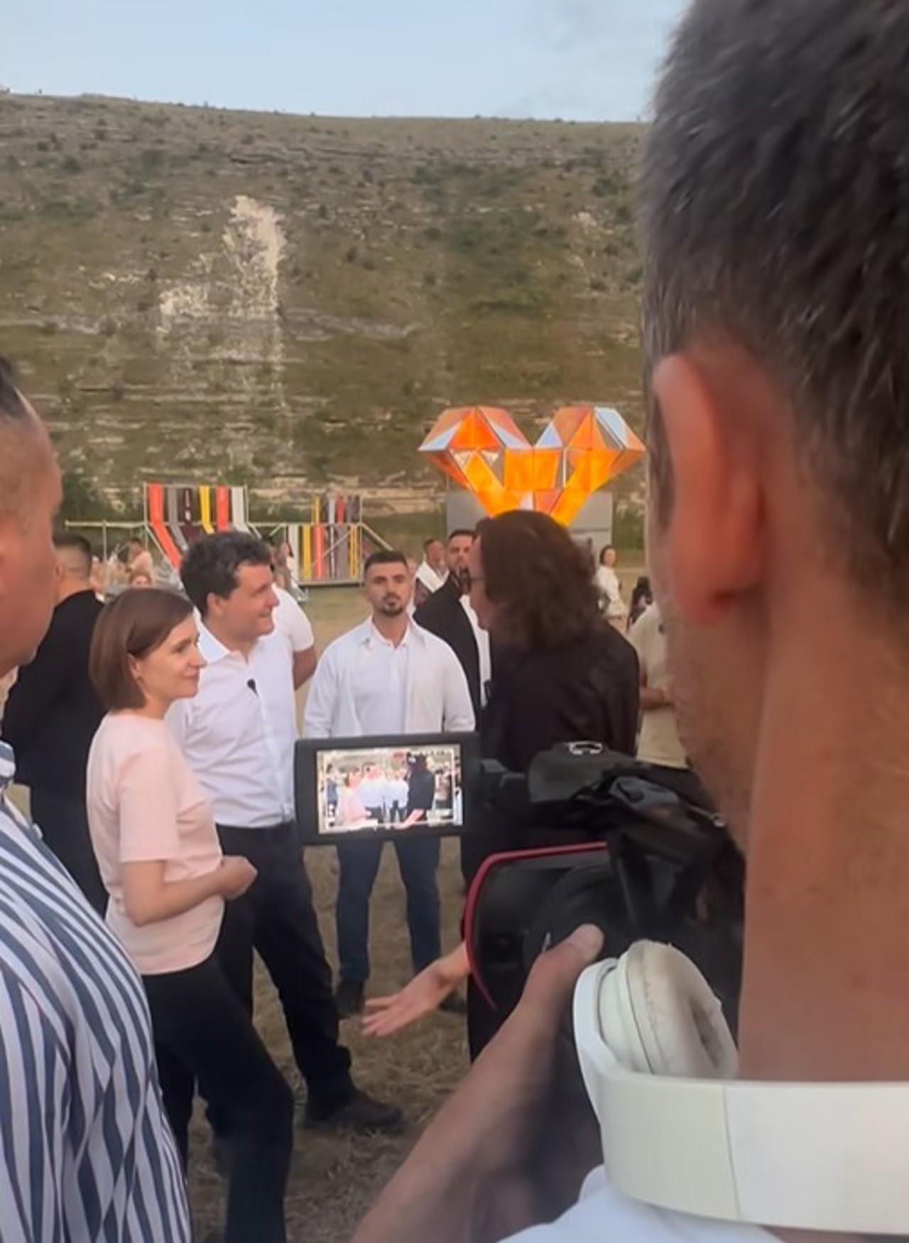 Private visit: Nicușor Dan meets Maia Sandu in Old Orhei