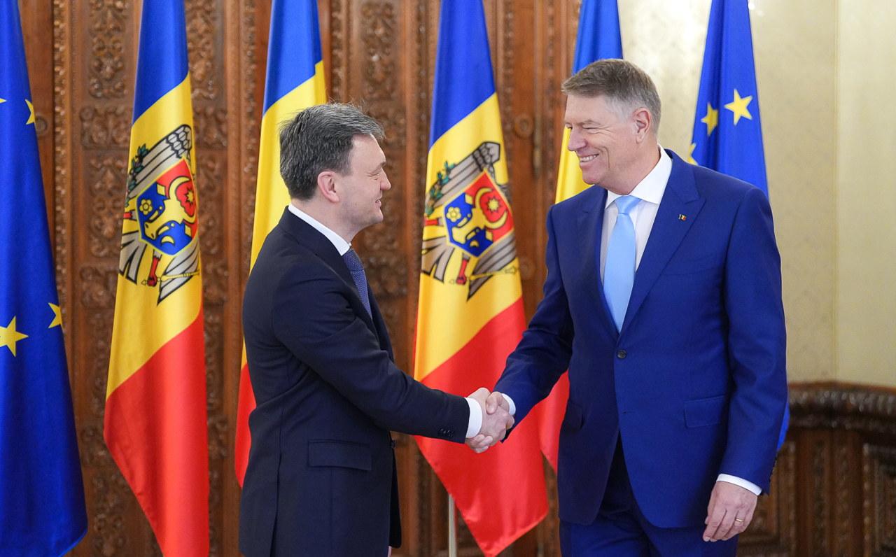 Premierul Dorin Recean s-a întâlnit, la București, cu președintele României, Klaus Iohannis. Despre ce au discutat