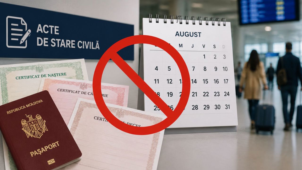 Moldova suspends civil registration services abroad in August