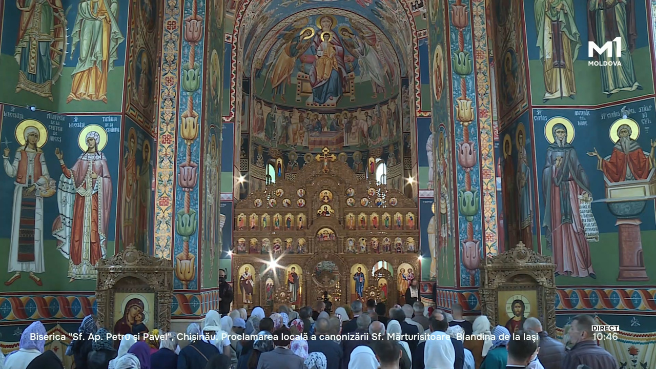 Biserica „Sfinții Apostoli Petru și Pavel”, Proclamarea locală a canonizării Sfintei Mărturisitoare Blandina de la Iași