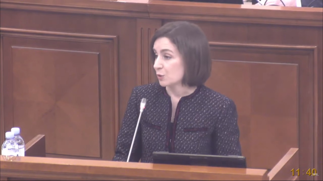 LIVE // Maia Sandu's speech in the Parliament of the Republic of Moldova