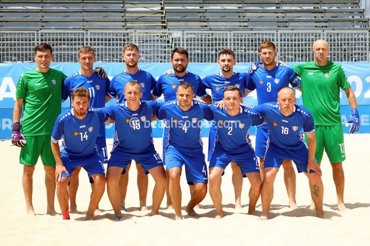 Echipa națională de fotbal pe plajă a încheiat cu o victorie etapa preliminară Euro Beach Soccer League 