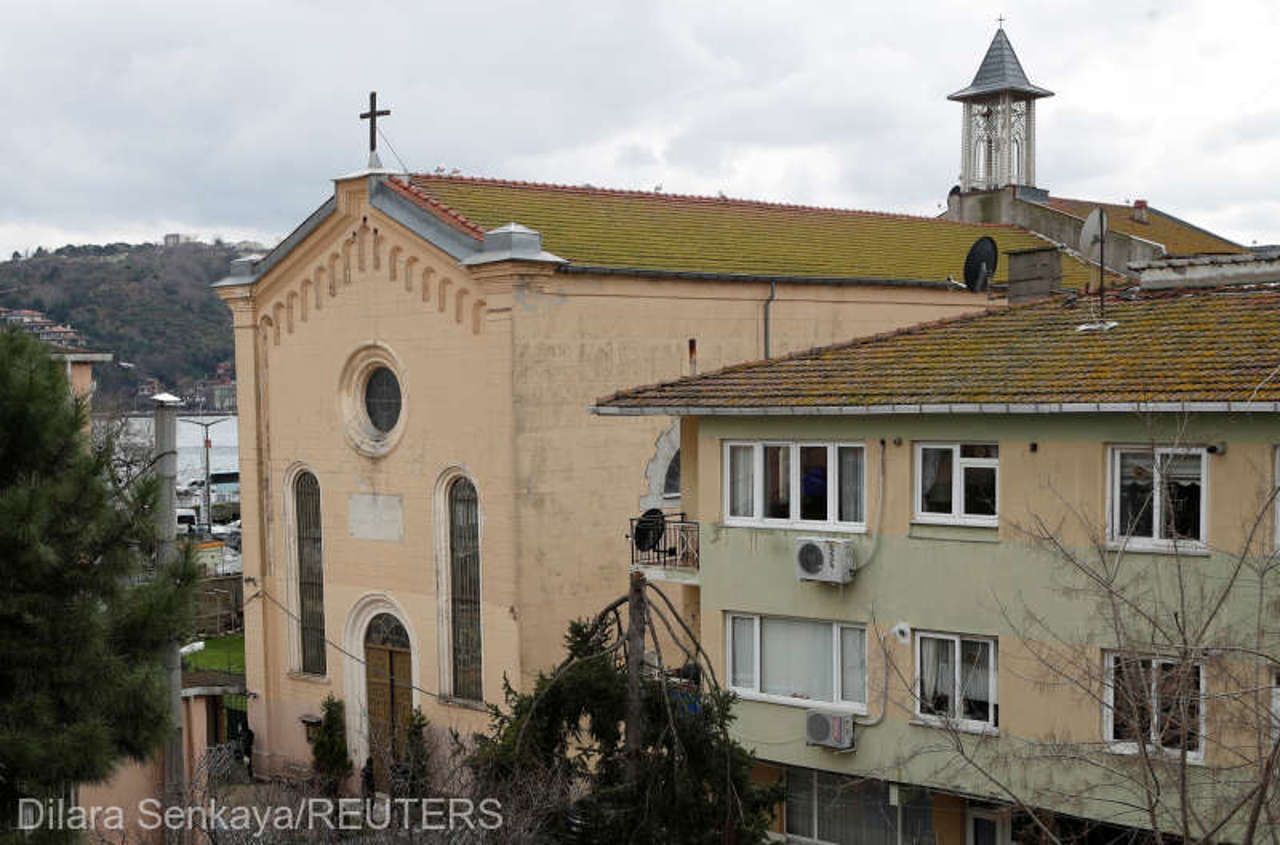 Principalii suspecți ai atacului armat de la o biserică italiană din Istanbul ar fi din Tadjikistan și Rusia