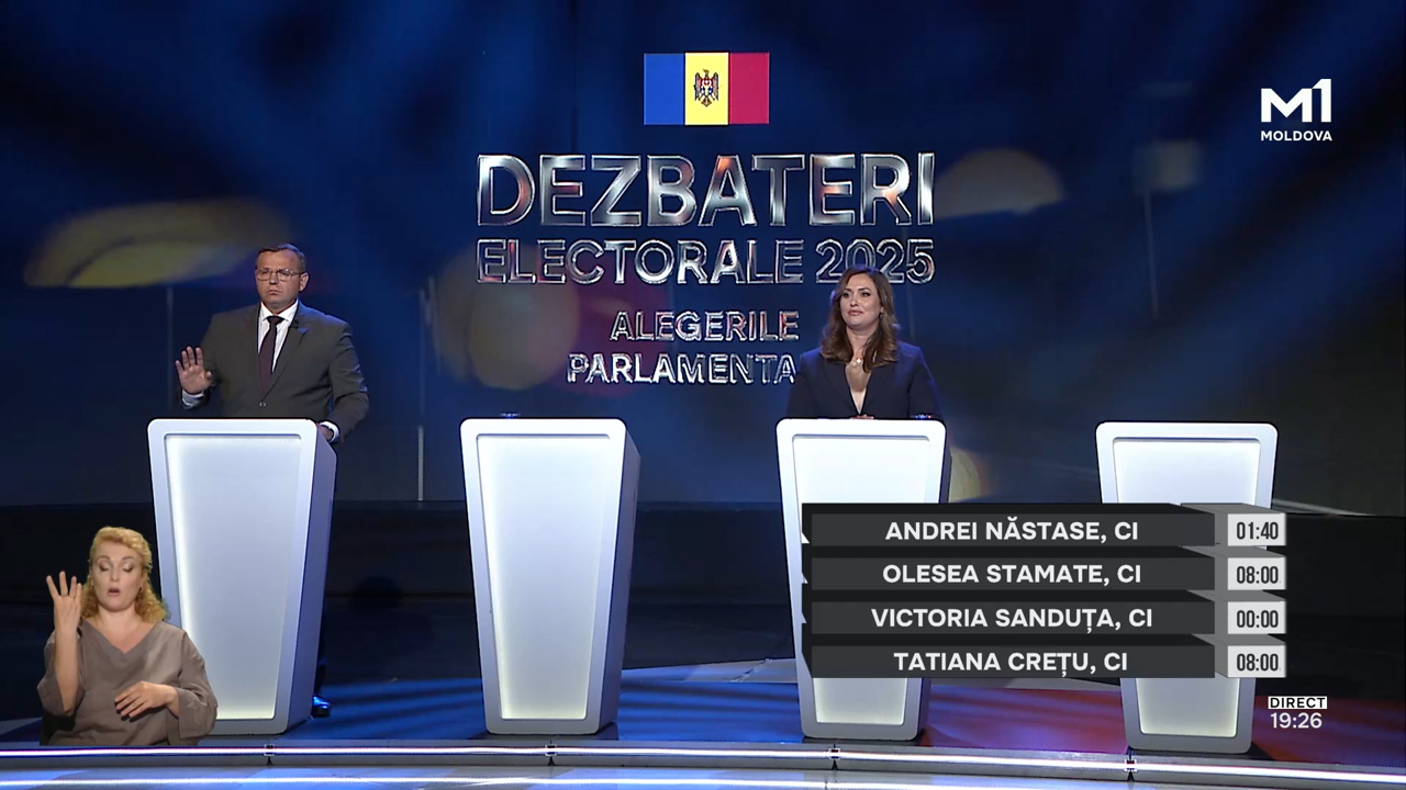 Dezbateri electorale pentru alegeri parlamentare din 21 septembrie  2025