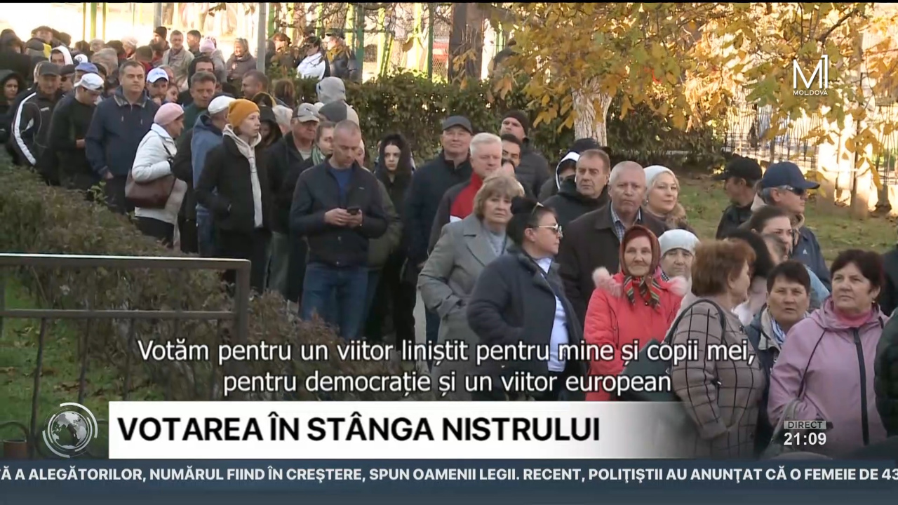 Declarații după incheierea votului//Votarea în stânga Nistrului//Alerte cu bombă in diaspora