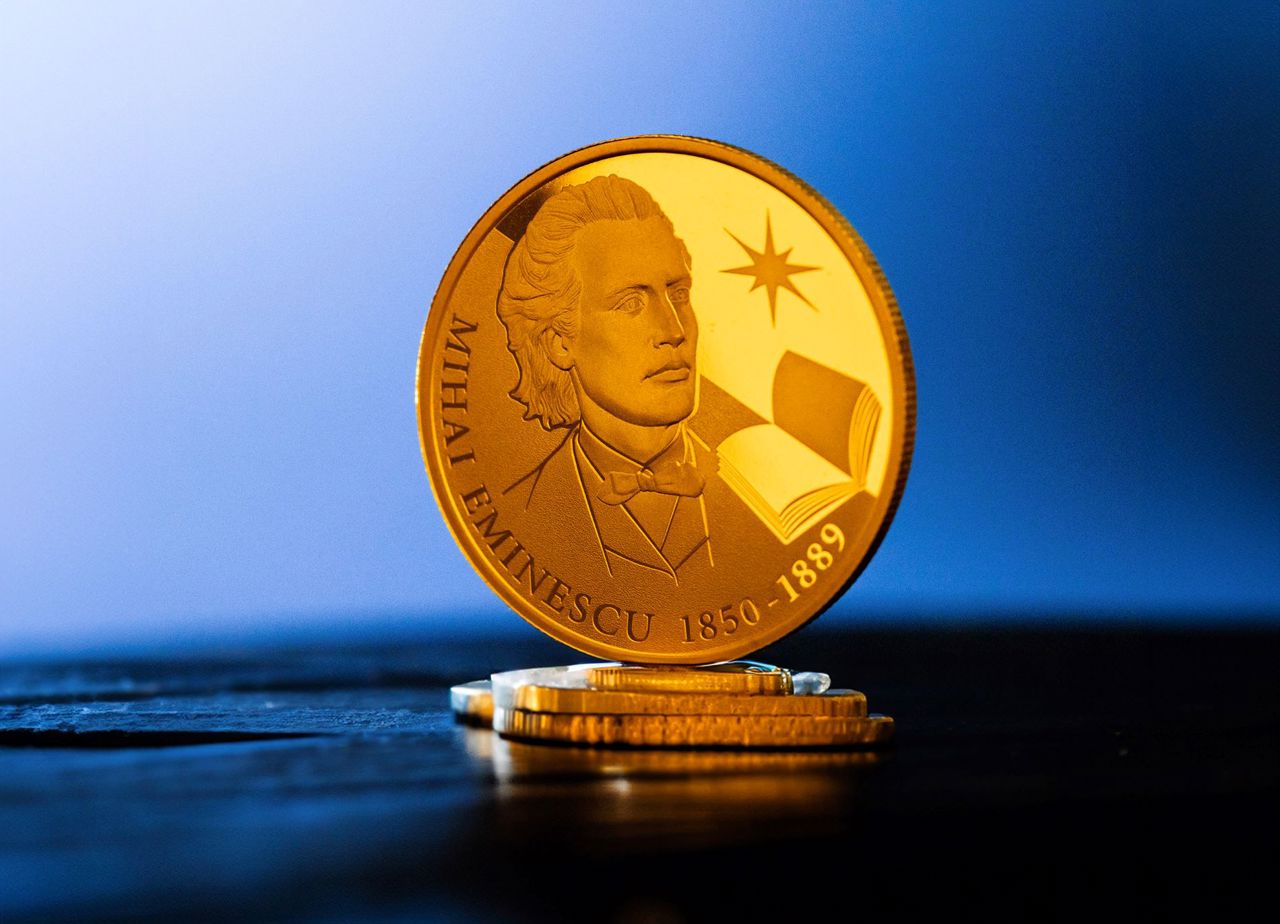 NBM releases commemorative coin for poet Mihai Eminescu anniversary