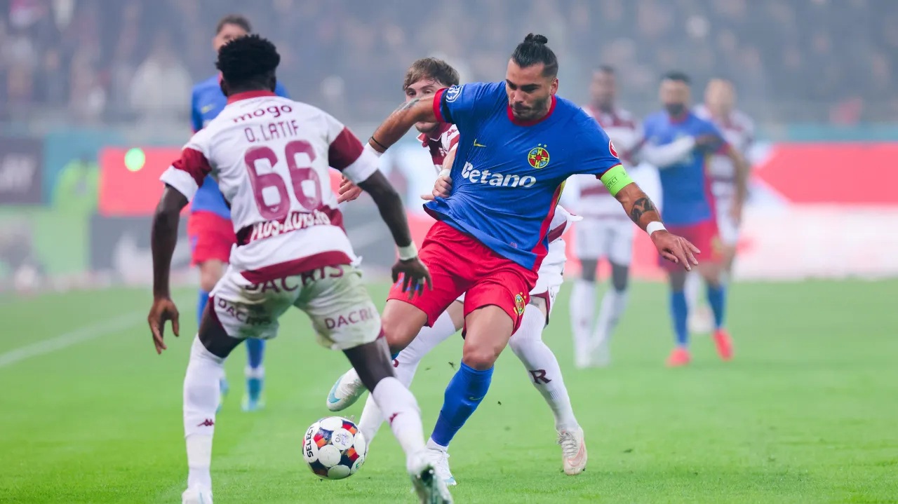FCSB a obținut o victorie clară în derby-ul cu Rapid