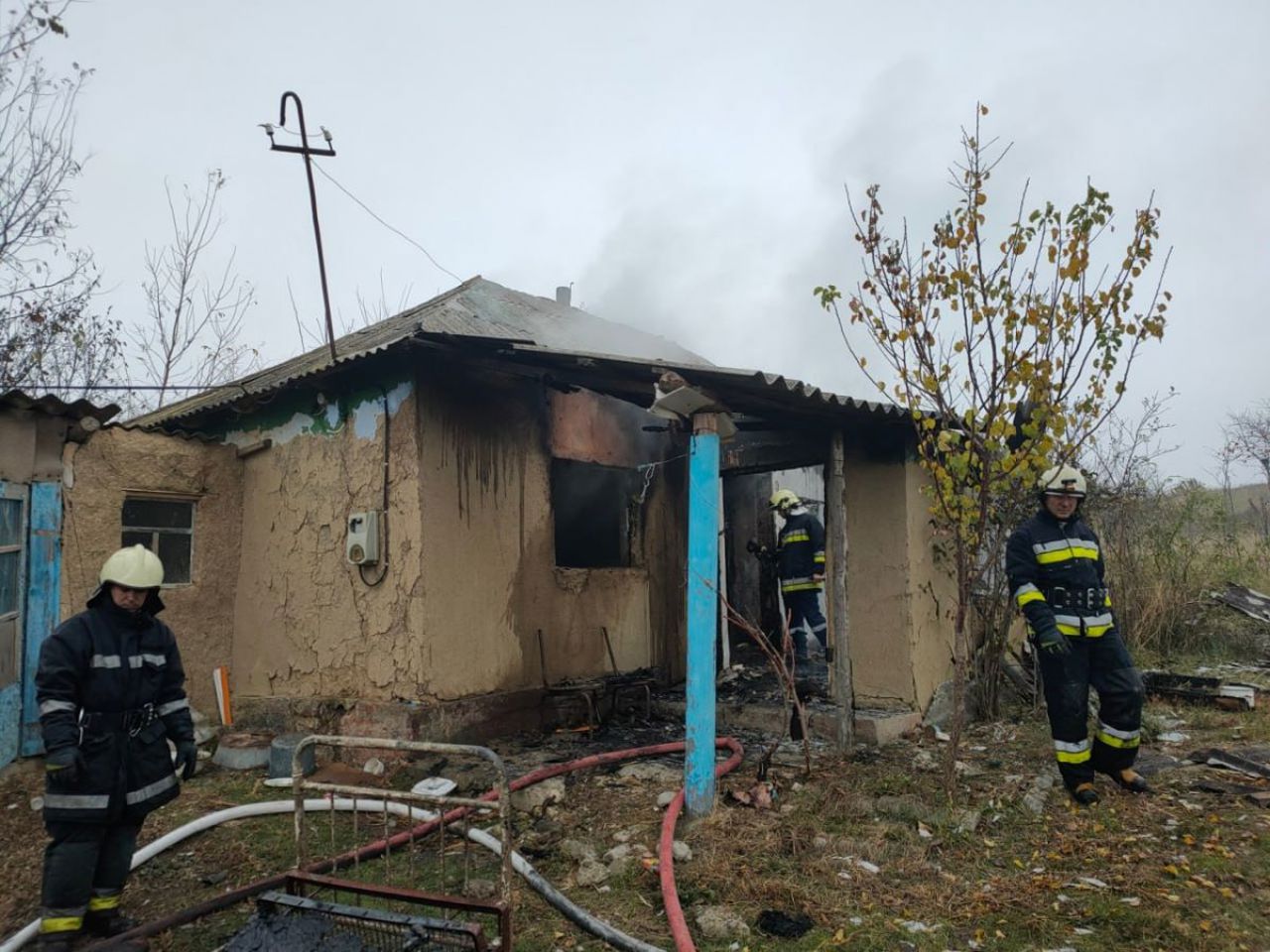 Incendiu la Florești // Un bărbat a ars în propria casă, după ce și-a aprins o țigară 