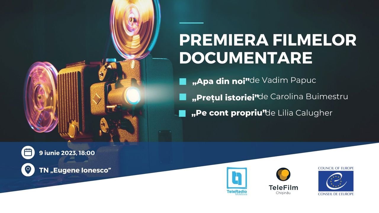 Премьера TeleFilm - Chișinău // Три документальных фильма о правах человека будут показаны в пятницу в Театре "Еуджен Ионеско"