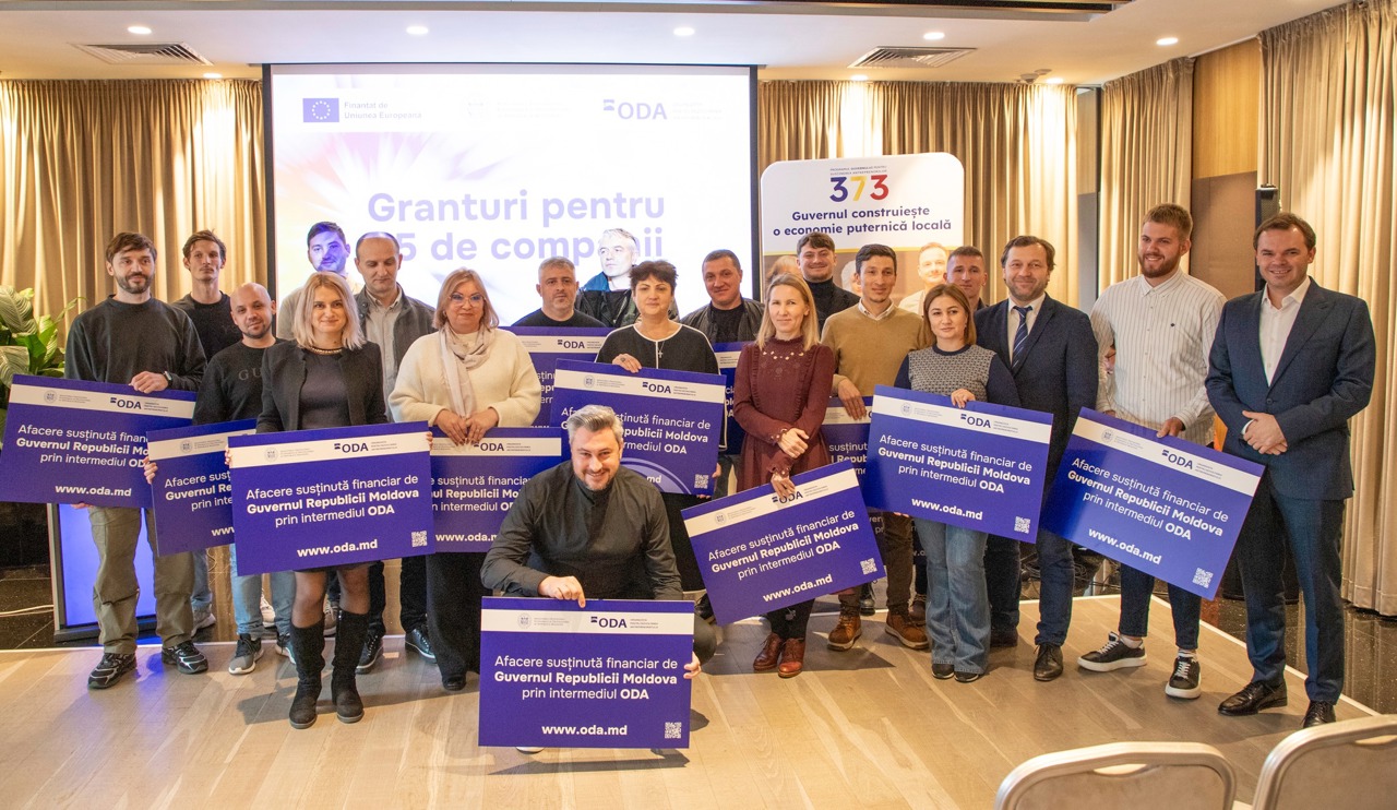 45 de antreprenori vor beneficia de granturi din partea Uniunii Europene și a Guvernului Republicii Moldova