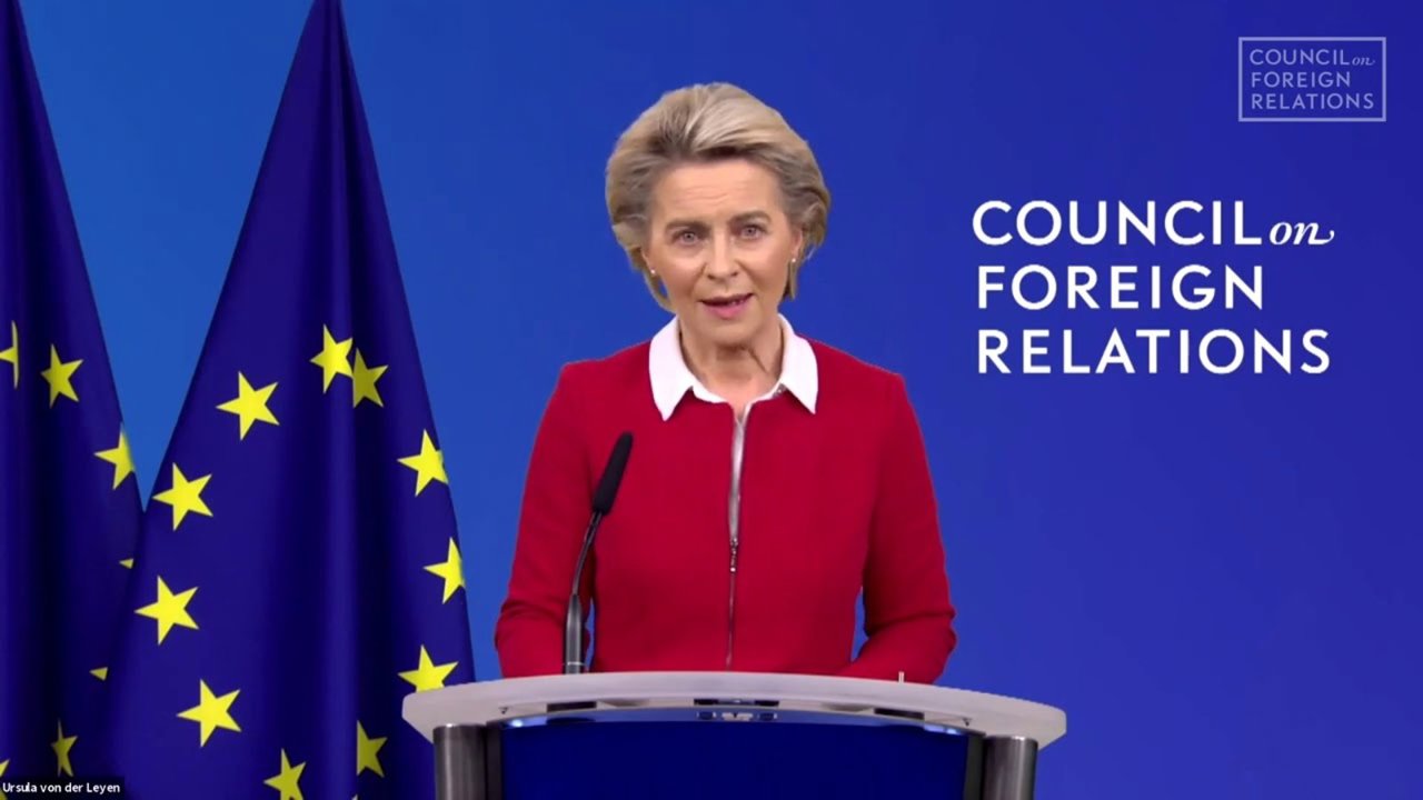 Ursula von der Leyen tours frontline EU states amid border tensions