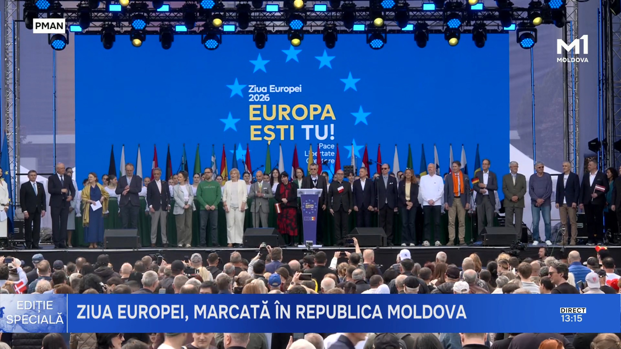 Ediție specială la Moldova 1 |  Ziua Europei