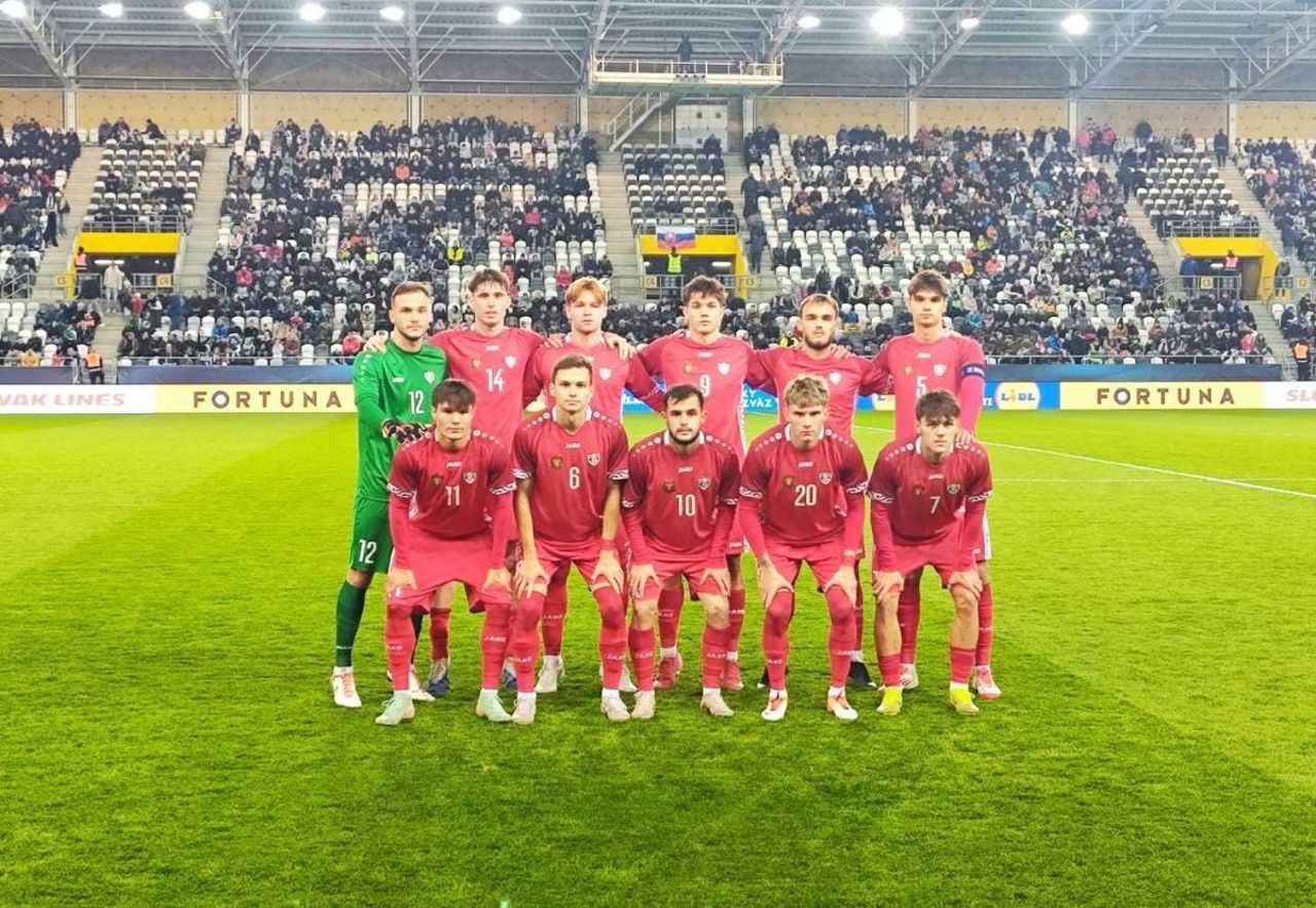 Echipa națională de tineret a Republicii Moldova a suferit a 4 înfrângere consecutivă în preliminariile Campionatului European de fotbal din 2027 
