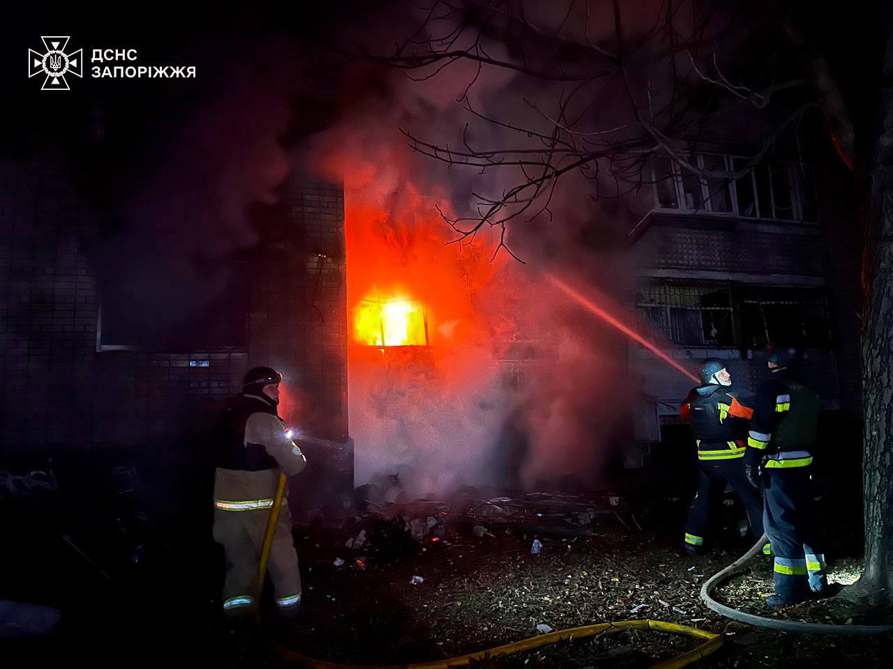 Atac rusesc cu drone la Zaporojie: 18 persoane rănite, clădiri și mașini distruse 