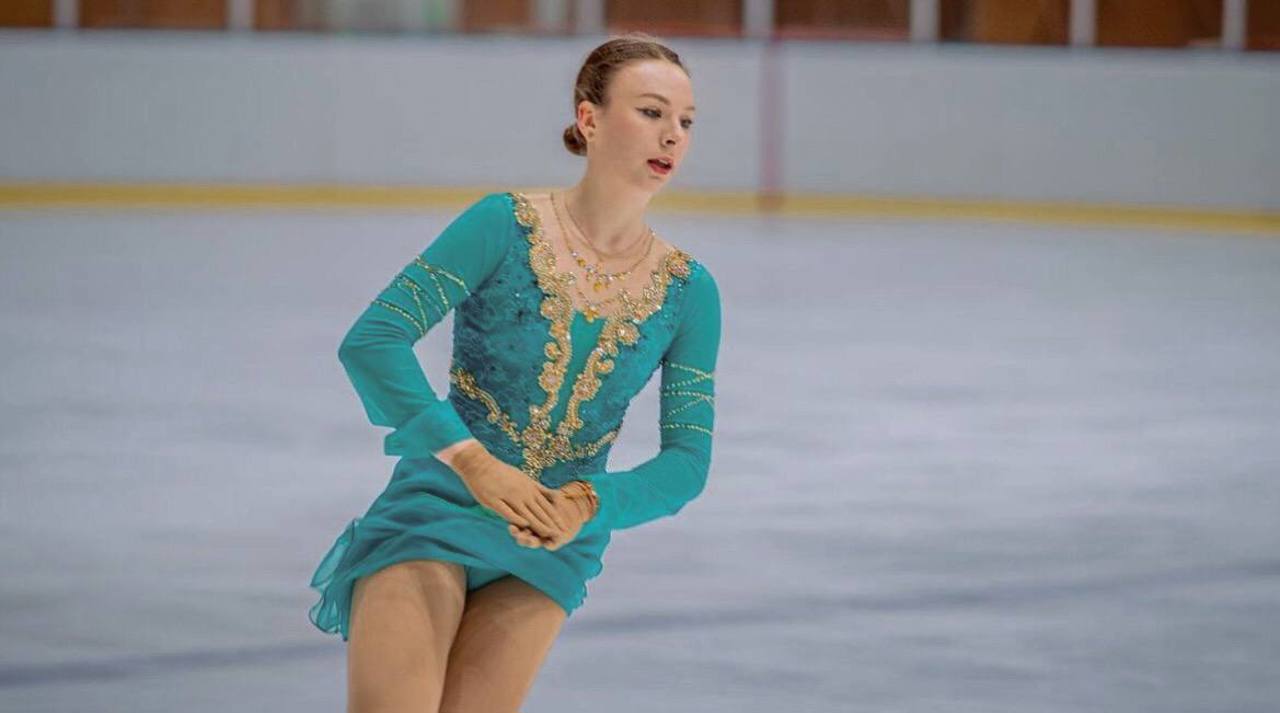 Anastasia Gracheva, the first representative of the Republic of Moldova to perform at the European Figure Skating Championships