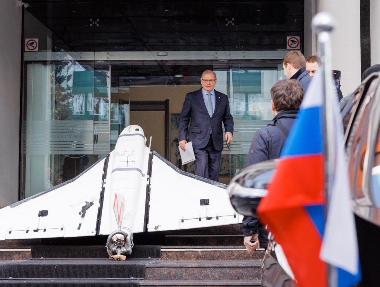 Florești drone shown at MFA: Russia called to avoid actions threatening Moldova’s security