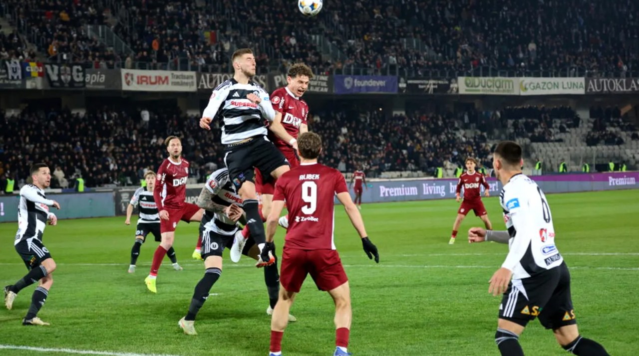 Universitatea Cluj a câștigat derby-ul urbei ardelene cu CFR-ul 