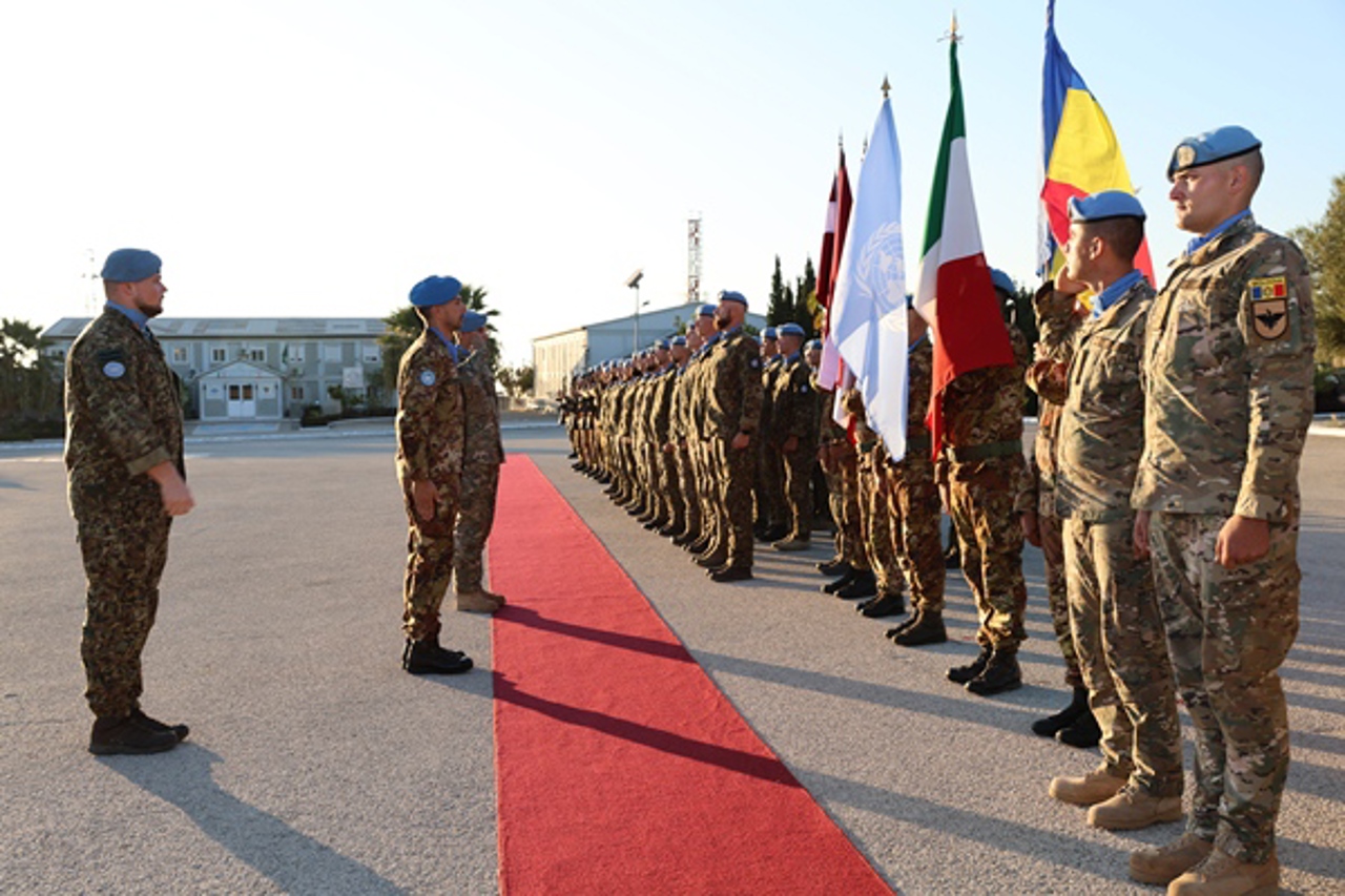 Ceremonie de transfer la Shama: R. Moldova a preluat responsabilitățile Letoniei în UNIFIL