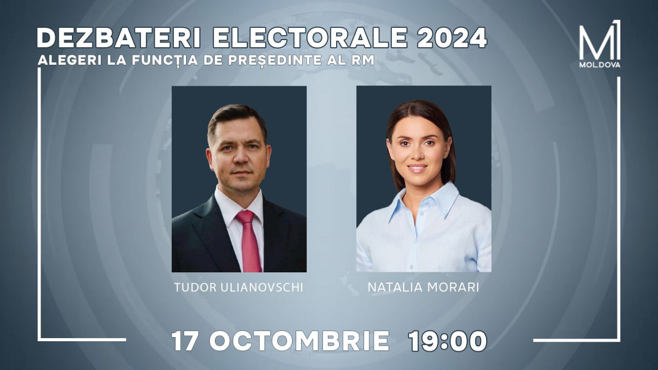 LIVE // Dezbateri electorale pentru alegerile prezidențiale, la Moldova 1