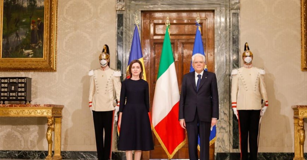 Președintele Italiei, Sergio Mattarella, așteptat în vizită la Chișinău. Pe agendă – discuții cu președinta R. Moldova, Maia Sandu