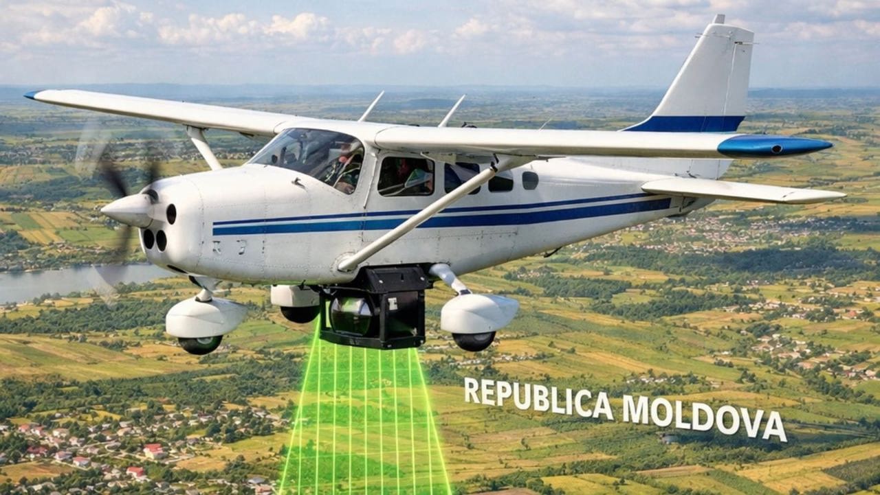 Vremea rea a îngreunat aerocartografierea R. Moldova: Termenul de zbor a fost prelungit până în iunie