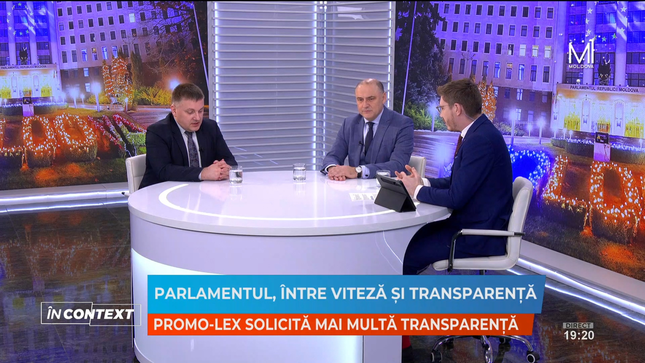 Parlamentul, între viteză și trasparență//București. detabilizări prevenite//Rusia. înfrângere de prestigiu